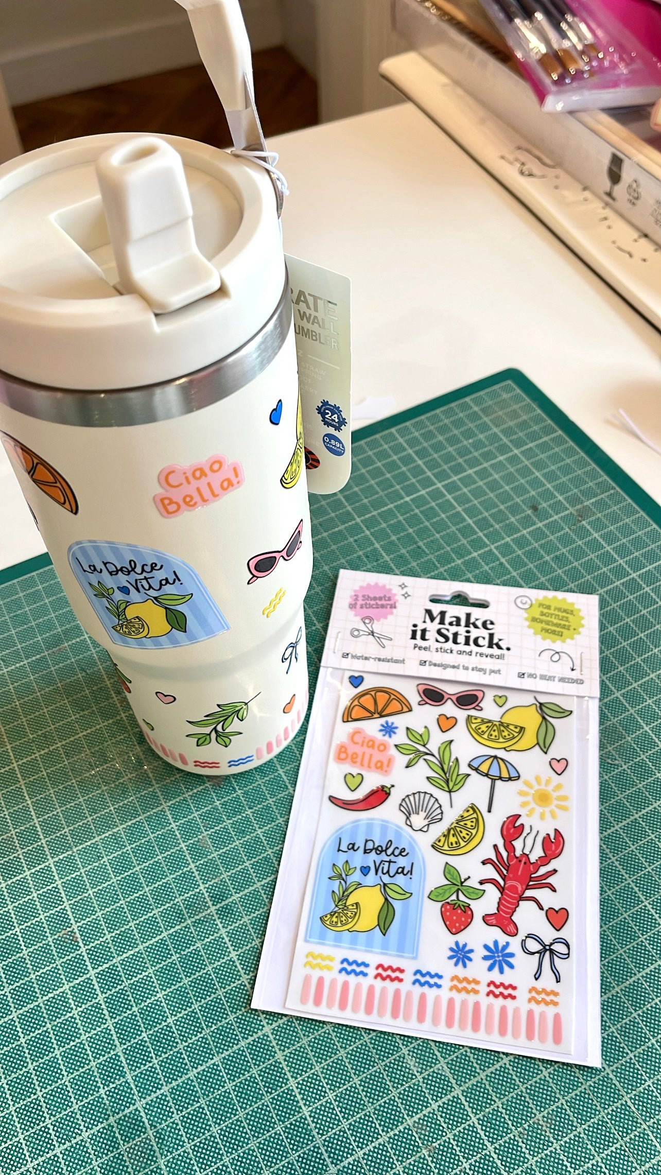 La Dolce Vita Stick & Peel Transfers