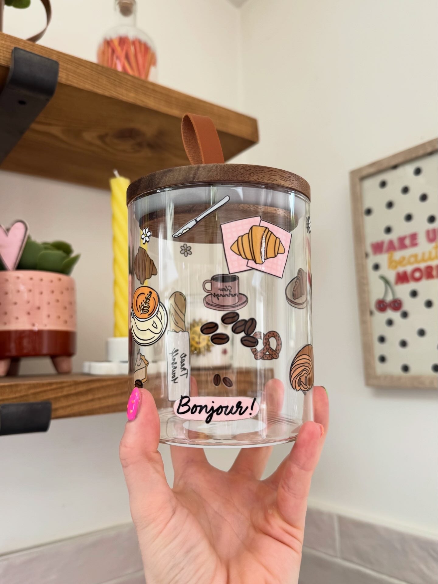 French Cafe Make it Stick Transfer Decal Pack