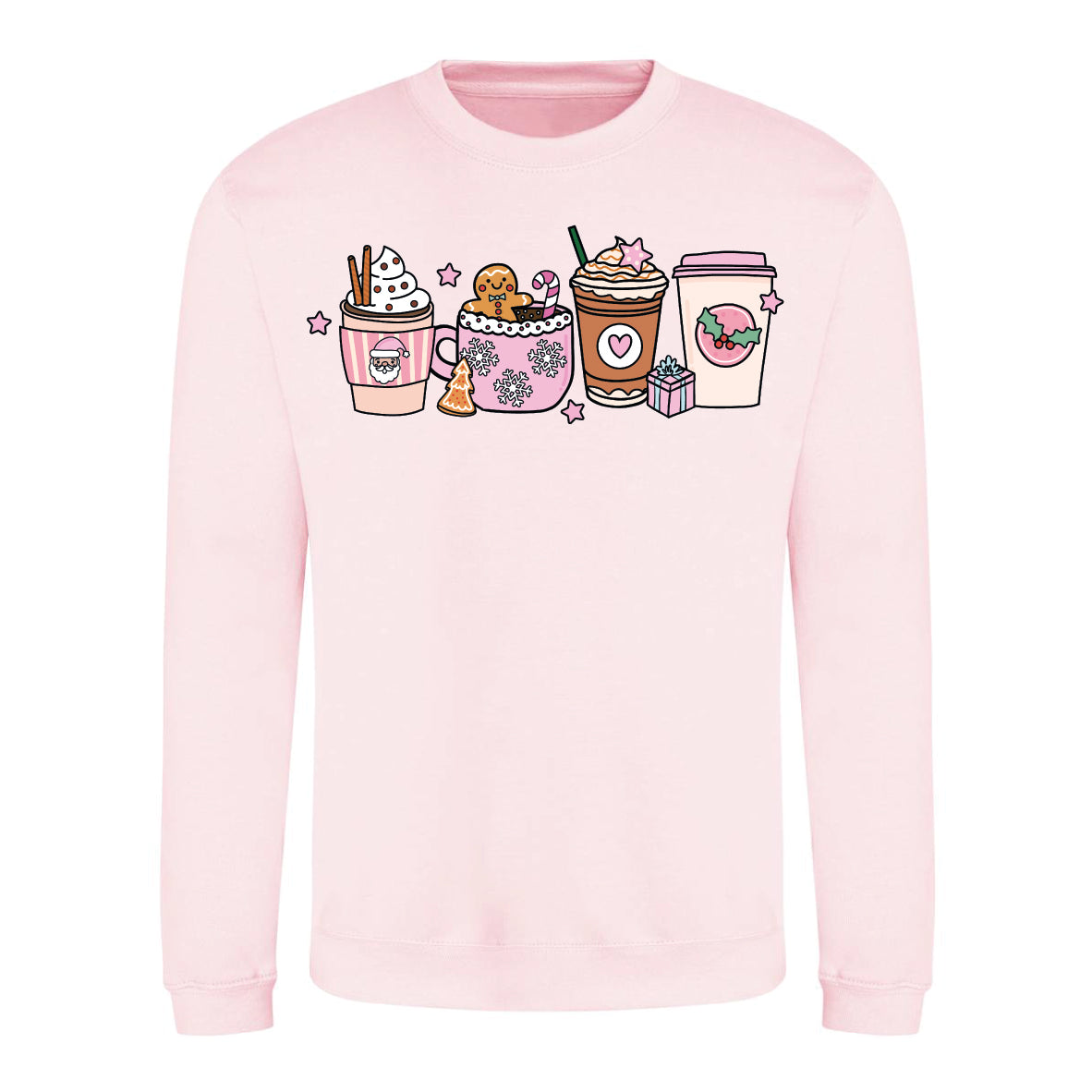 'Christmas Pink Cups' Jumper