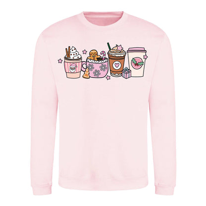 'Christmas Pink Cups' Jumper