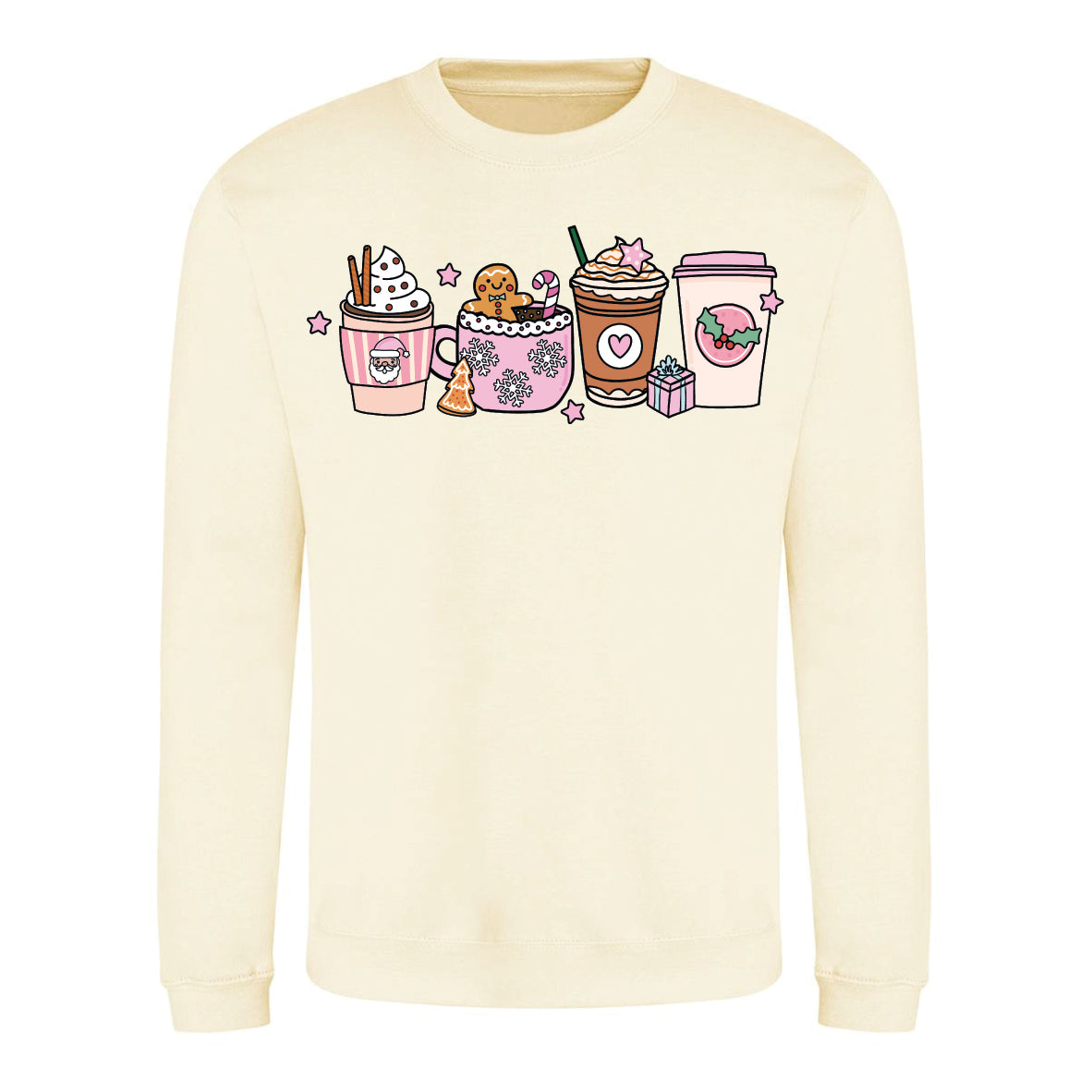 'Christmas Pink Cups' Jumper