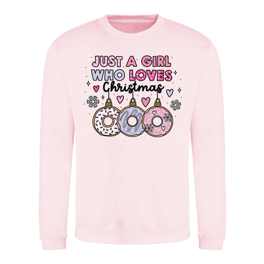 'Just a girl who loves Christmas' Jumper