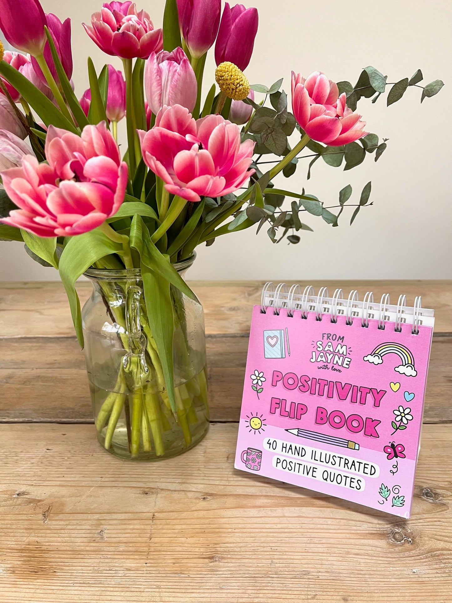 Positivity Flip Pad – 40 Pages of Cute, Colourful Quotes