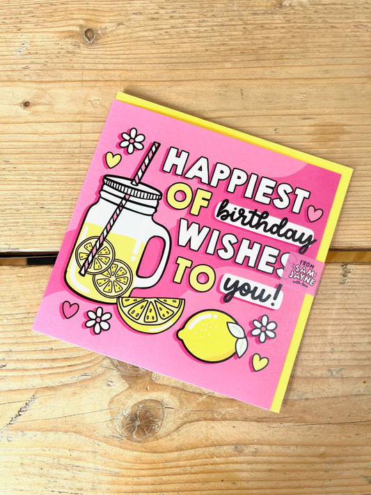 Doodle Delights - Sweet Lemon Birthday Card