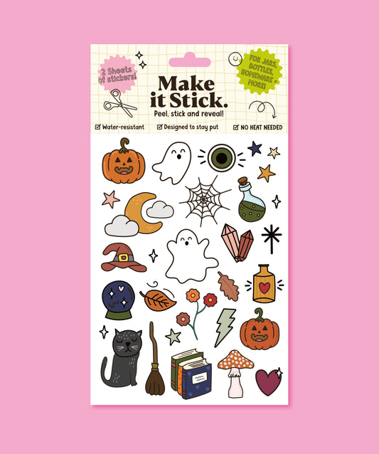 Halloween Make it Stick Transfer Decal Pack