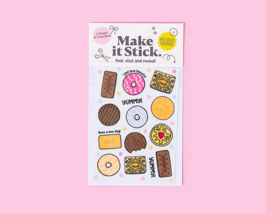 Biscuit Stick & Peel Transfers