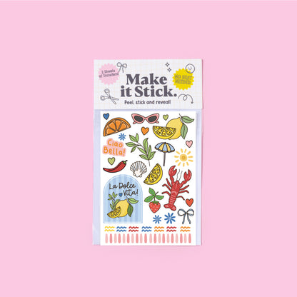 La Dolce Vita Stick & Peel Transfers