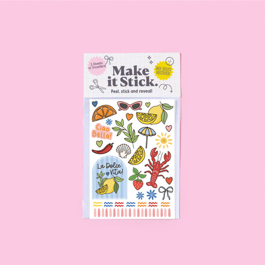 La Dolce Vita Stick & Peel Transfers