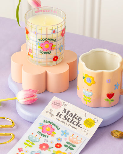 Flower Stick & Peel Transfers