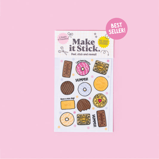 Biscuit Stick & Peel Transfers
